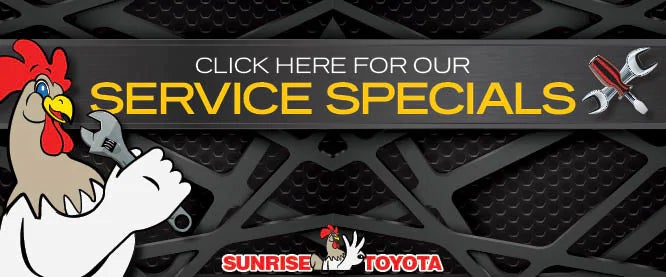 Service Specials at Sunrise Toyota